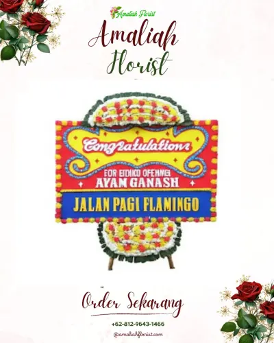 Bunga Papan Congratulation di Tegal S Mandala Iii